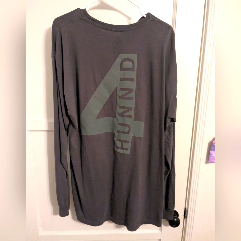 4 Hunnid Puff graphic long sleeve T-shirt